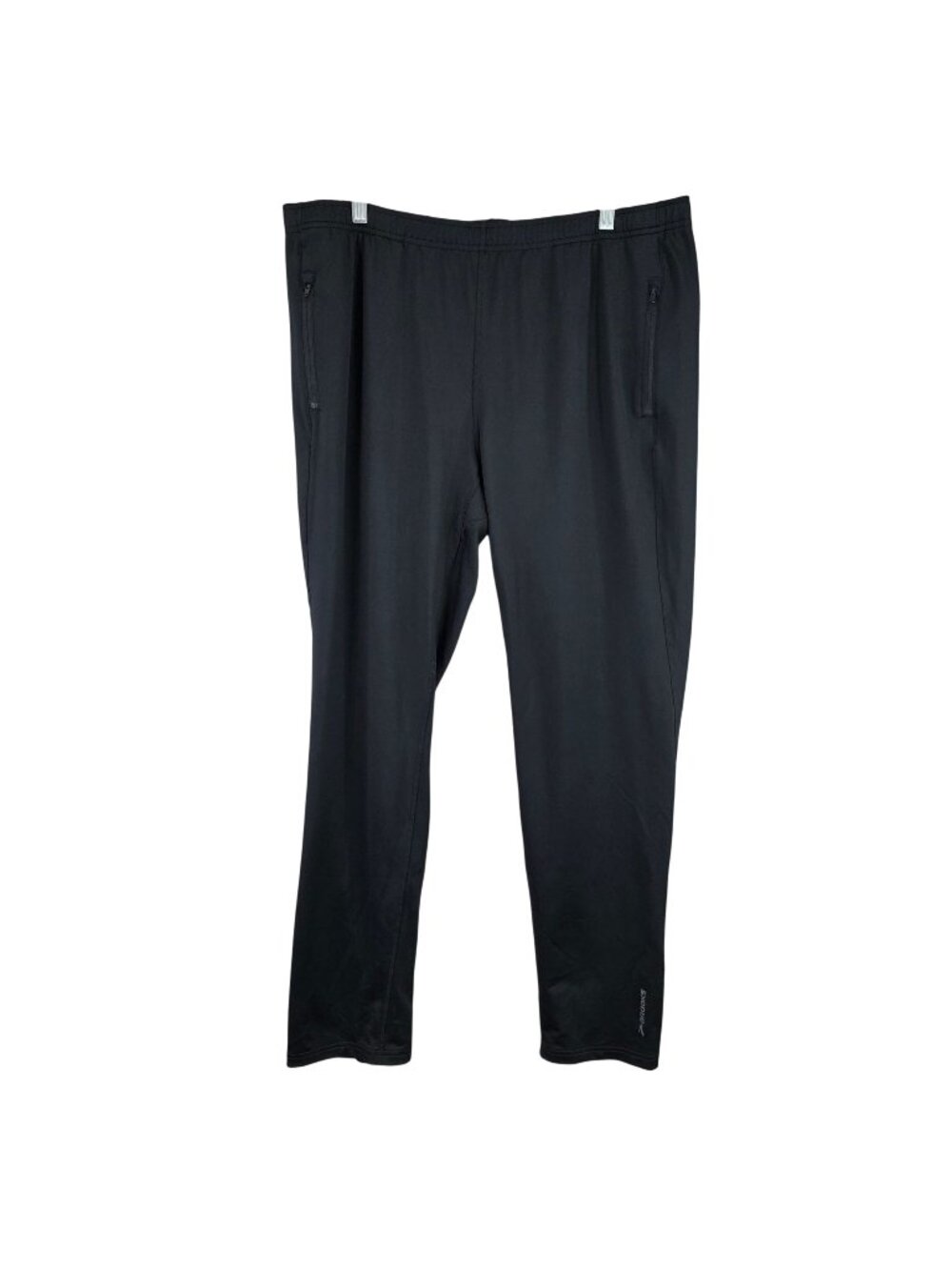Mens Brooks Spartan Track Pants Drawstring Polyester Blend Stretch Size XL
